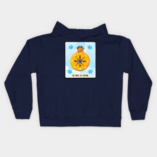 Dessert Tarot card-The Wheel of Fortune Kids Hoodie